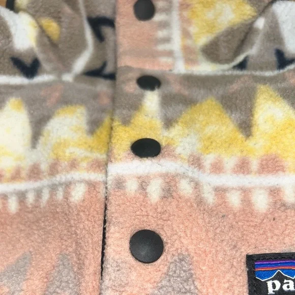 Patagonia Synchilla Fleece Snap-T Bandicoot Marrow Grey Pull Over Women’s XS